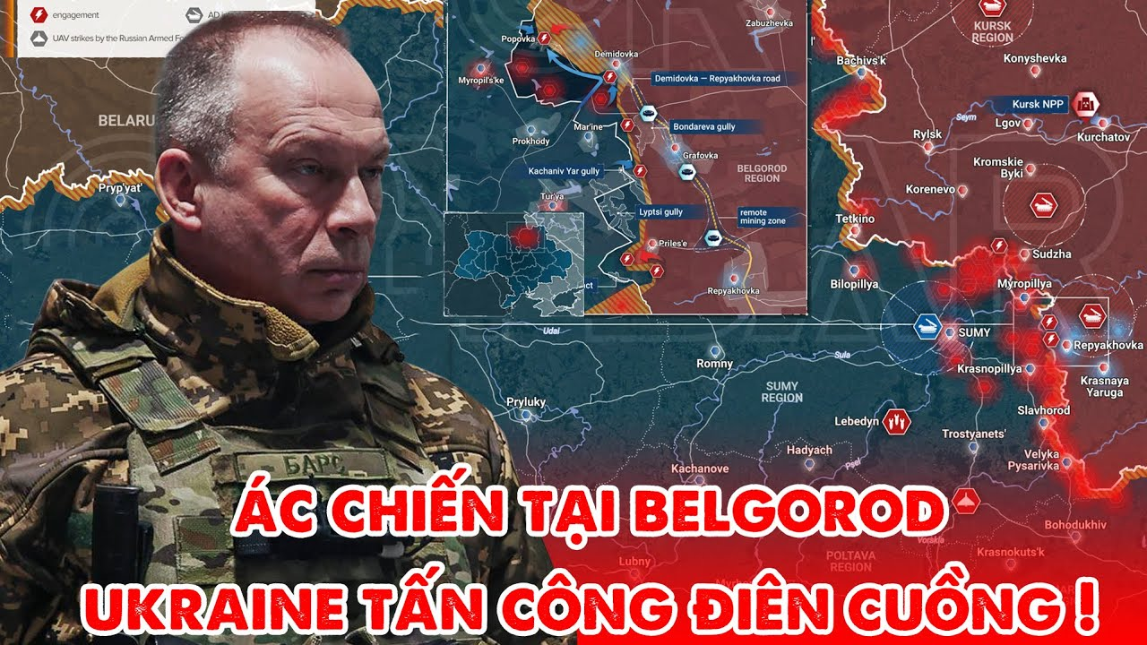 Ukraine đánh mạnh vào Belgorod, lính Nga chống trả quyết liệt