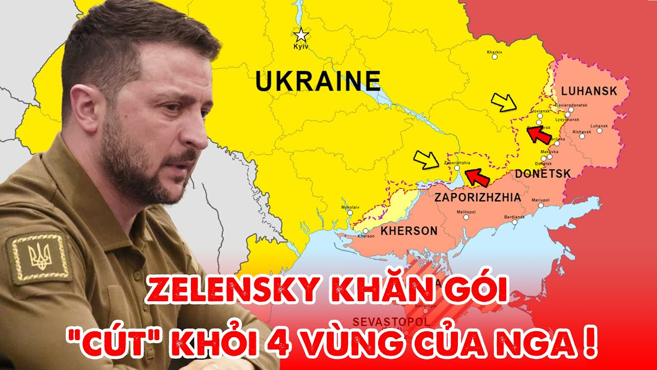 Nga đánh lớn, Ukraine thăm dò rút khỏi 4 vùng miền Đông !