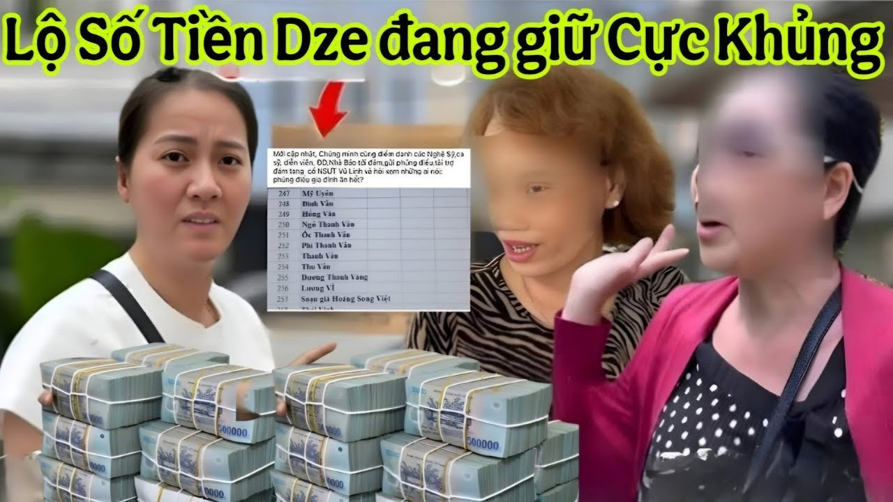 NÓNG: Hồng Loan bất ngờ Long chồng Dze lộ.tiền Sao.Kê khiến Cô6 hết chối