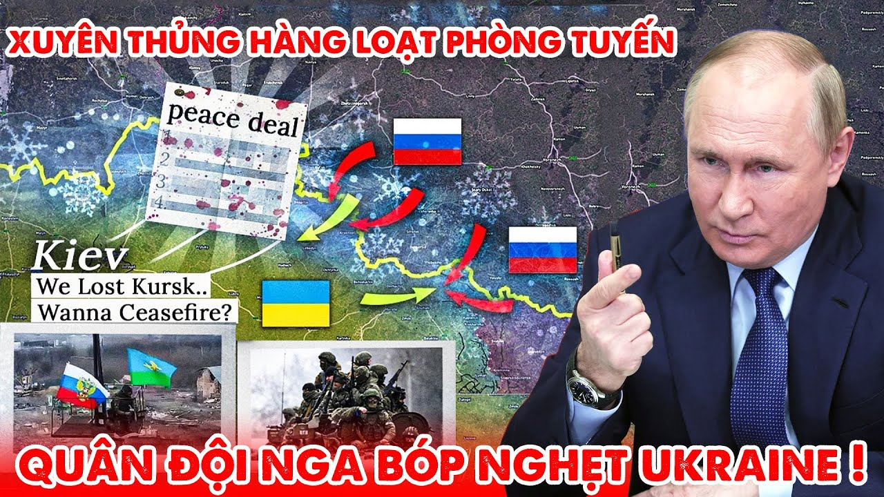 Quân Ukraine rút chạy sau tối hậu thư, Nga hủy diệt phần còn lại ở Kursk !