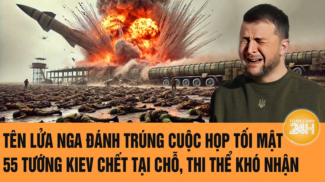 Thời sự quốc tế: Tên lửa Nga đánh trúng cuộc họp tối mật, 55 tướng sĩ Ukraine chết tại chỗ
