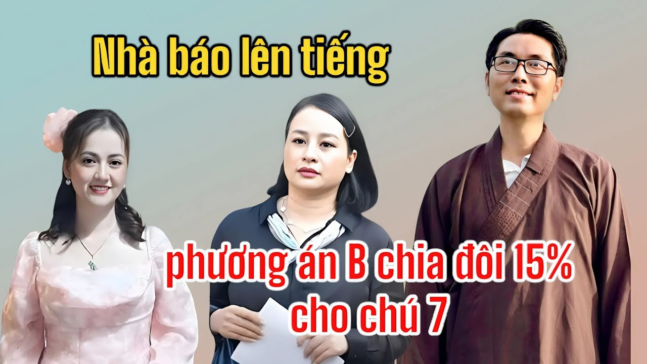 Tối 13/4 Nhà báo lớn lên tiếng giúp Hồng Loan, Bún Bò chia đôi 15% cho chú 7 khi thắng kiện