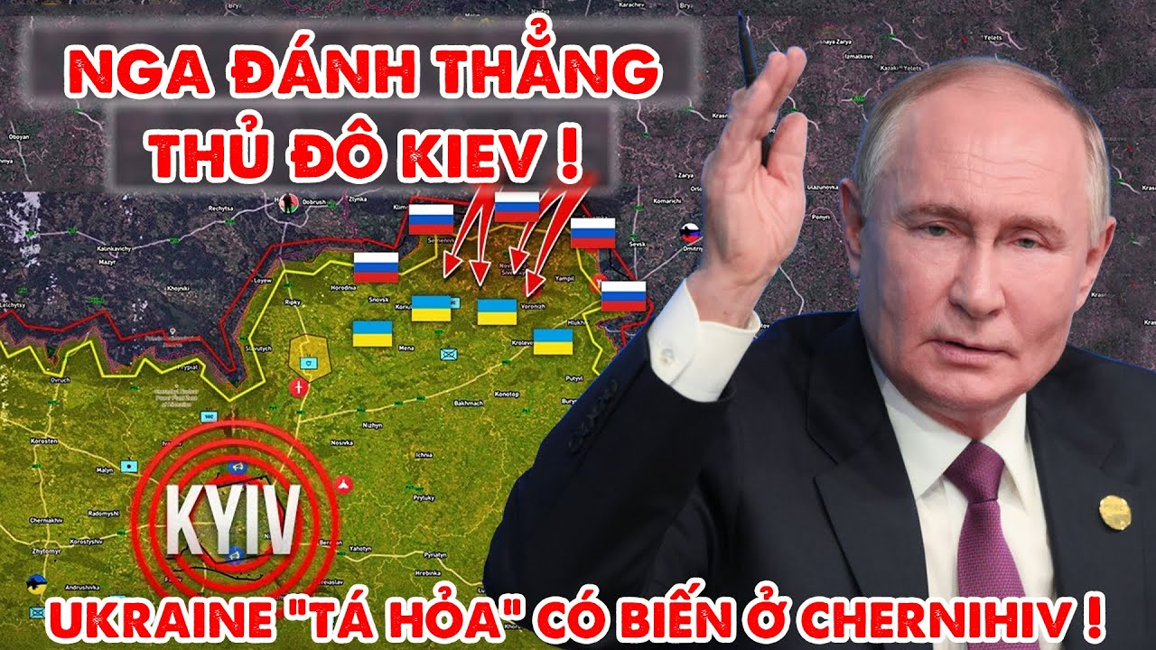 Nga tấn công thẳng Kiev, Ukraine phát hoảng khi thấy lượng lớn quân ở biên giới !