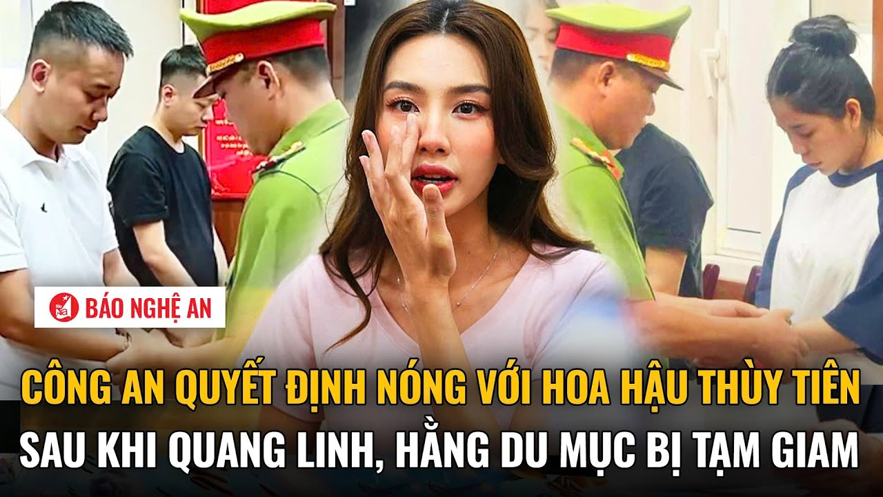 CA quyết định nóng với Hoa hậu Thùy Tiên sau khi Quang Linh, Hằng Du Mục bị tạm giam