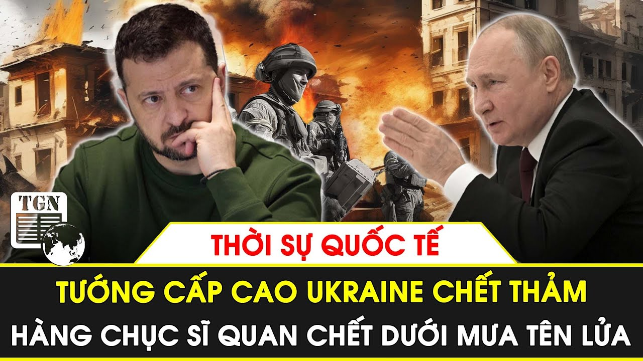Thời sự Quốc tế tối 5/4 | Tướng cấp cao Ukraine chết thảm, hàng chục sĩ quan chết dưới mưa tên lửa