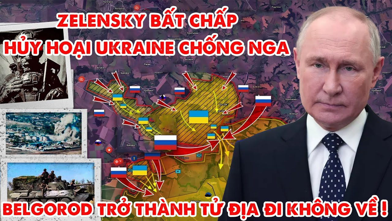 Belgorod trở thành Kursk thứ 2 với Ukraine, Zelensky bất chấp chống Nga tới cùng !