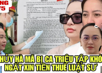 Thủy Hà Mã Khóc Lóc Khi Bị CA Triệu Tập Vì Đơn Hồng Loan Xin Tiền MTQ Thuê Luật Sư